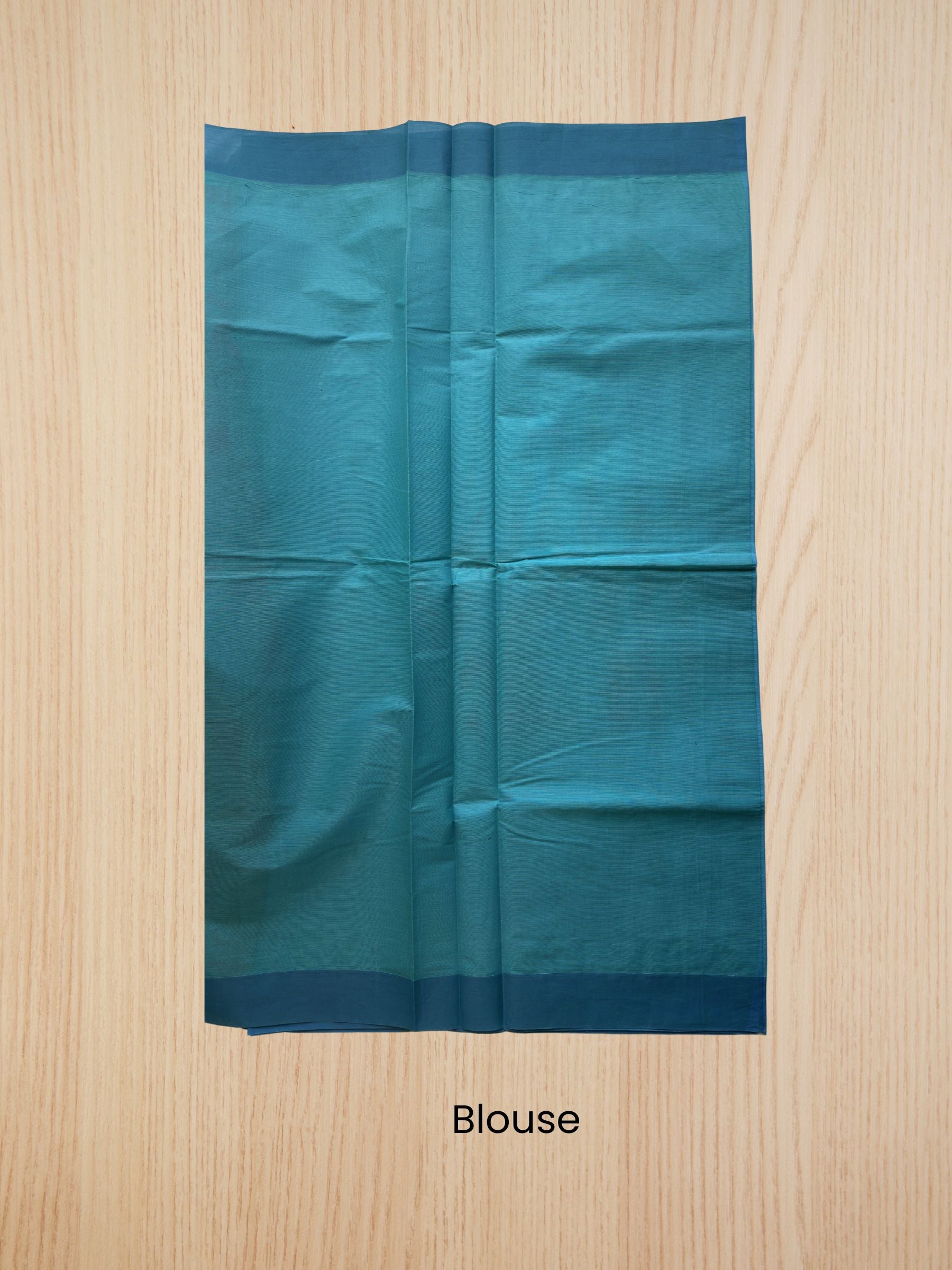 Handloom Negamam Cotton Saree in Blue