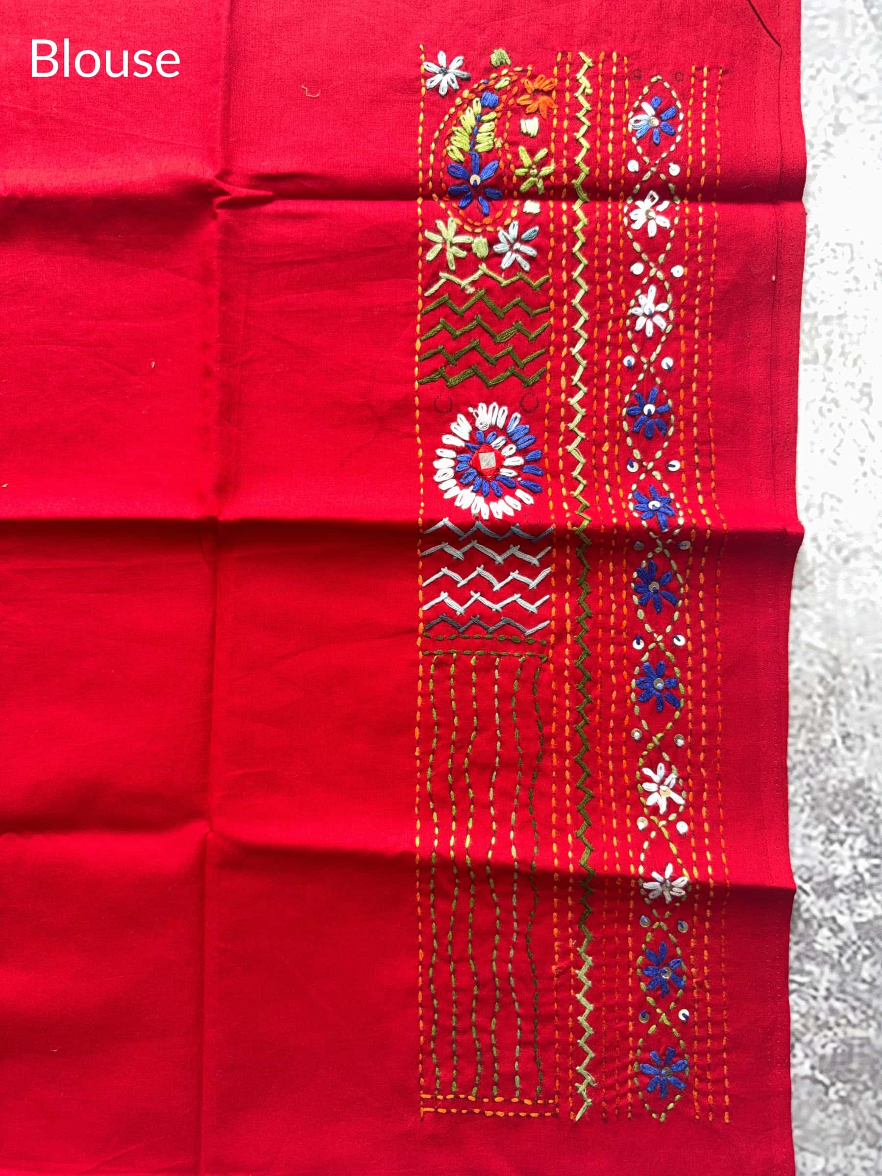 Handloom Dhonekhali Cotton Saree with Hand Embroidery in Pistachio Green