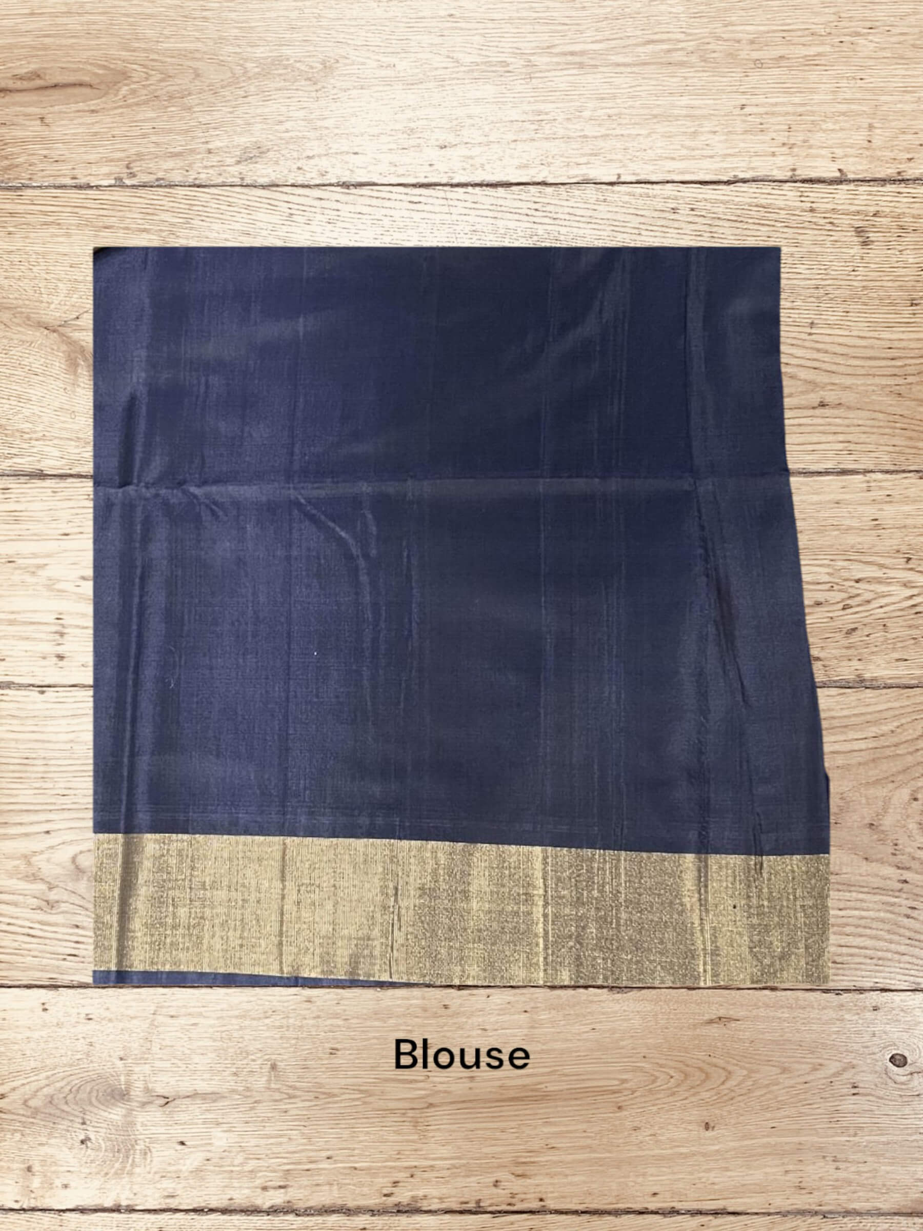 Handloom Pochampally Silk Cotton Saree in Cool-Gray & Charcoal