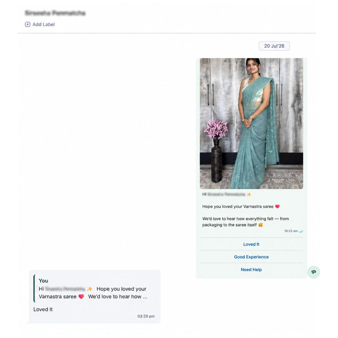 Customer testimonial