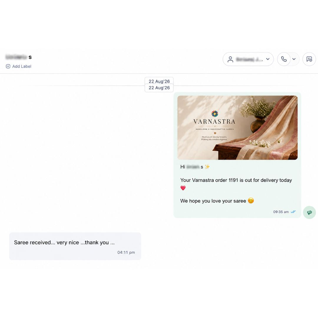 Customer testimonial